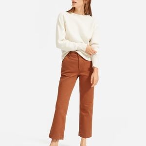 ⚡️SOLD⚡️Everlane Straight Leg Crop Pants in Cocoa Brown